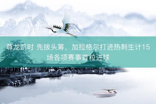 尊龙凯时 先拔头筹，加拉格尔打进热刺生计15场各项赛事首粒进球