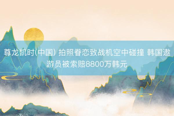 尊龙凯时(中国) 拍照眷恋致战机空中碰撞 韩国遨游员被索赔8800万韩元